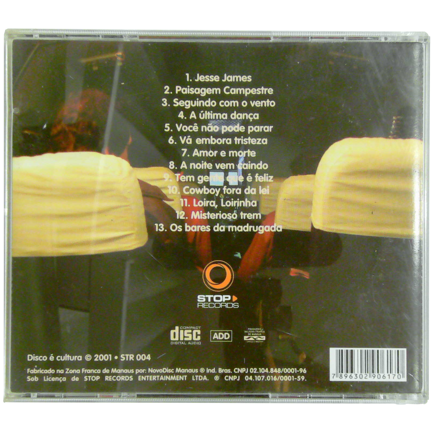 Back Picture of CD - Cowboys Espirituais - Deluxe